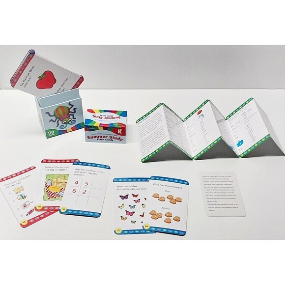 Practice Study Daily Activity GRADE K Flash Cards Kids Portable Educational Home - Picture 1 of 16